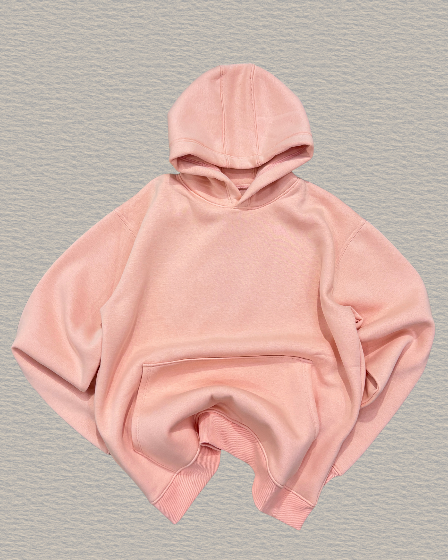 Oversized Light Pink Hoodie - Soft & Cozy Pullover hoodie