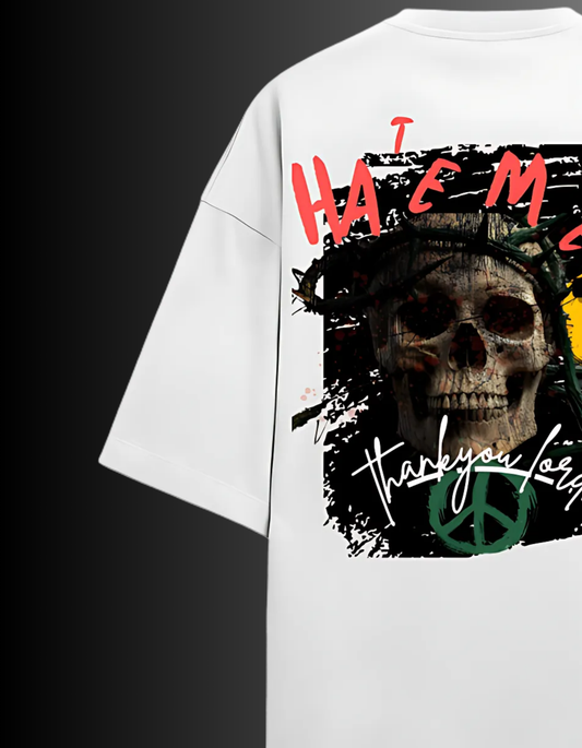 Graphic T-shirt "Hate Me / Thank You Lord"