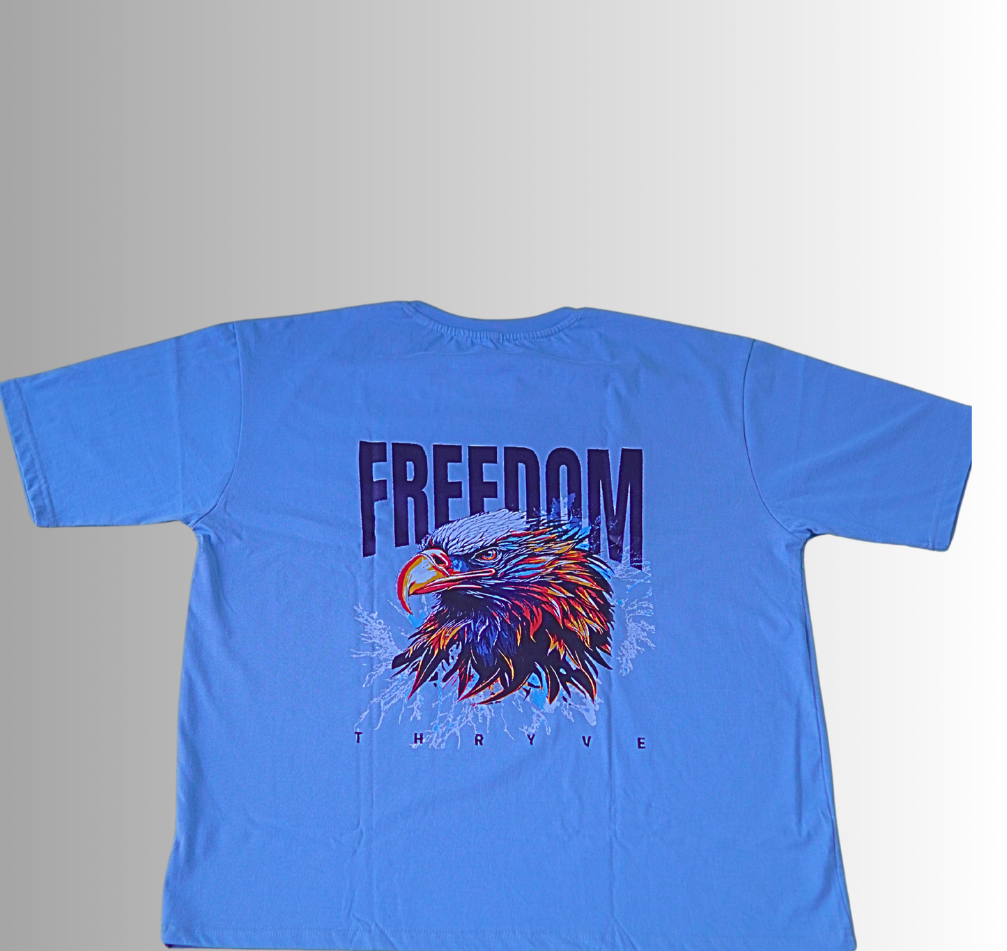Buy Unisex Oversized T-Shirt-Freedom Eagle Bold & Powerful Streetwear
