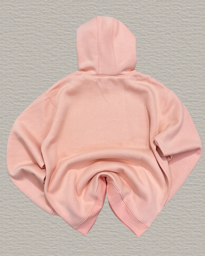 Oversized Light Pink Hoodie - Soft & Cozy Pullover hoodie