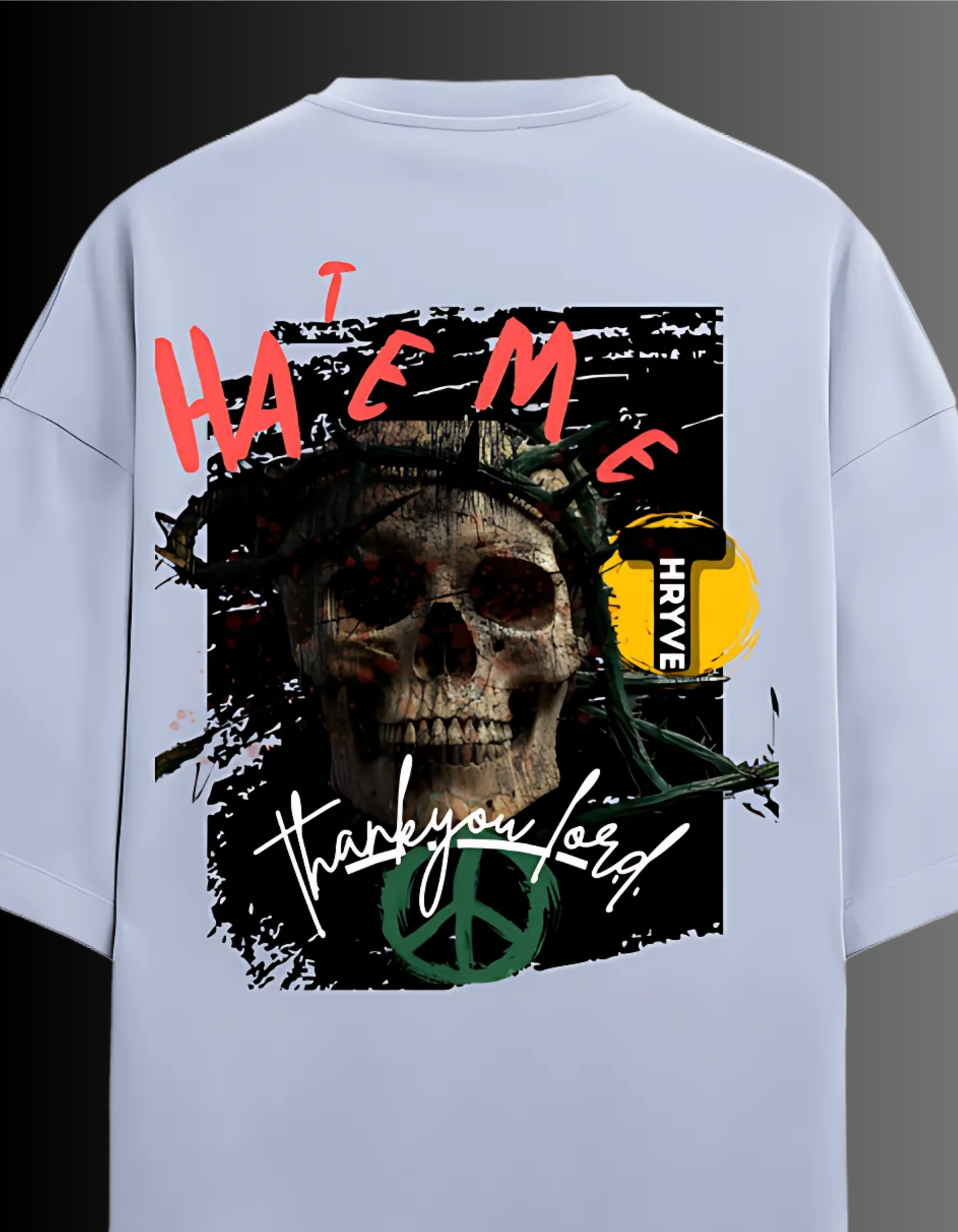 Graphic T-shirt "Hate Me / Thank You Lord"