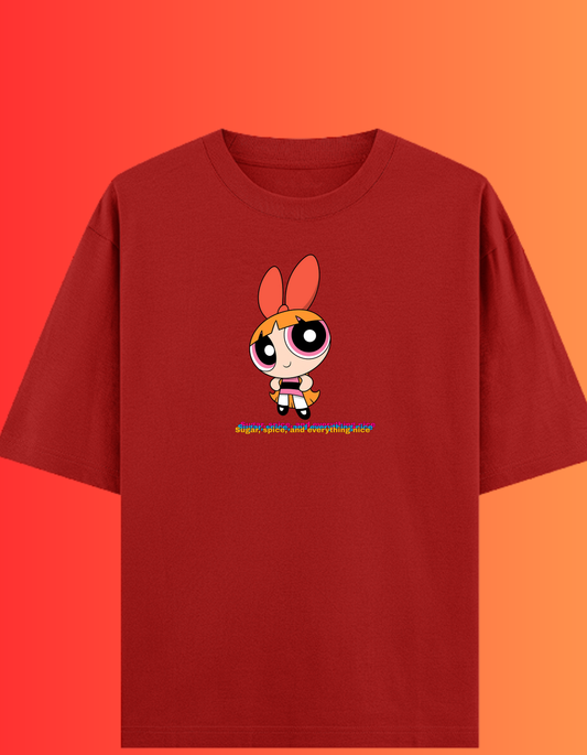 Women  Powerpuff Girls T-Shirts for Girls | Cute & Bold Graphic Tees Online Red