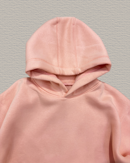 Oversized Light Pink Hoodie - Soft & Cozy Pullover hoodie